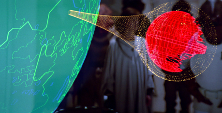 The Death Star II's planetary-based shield